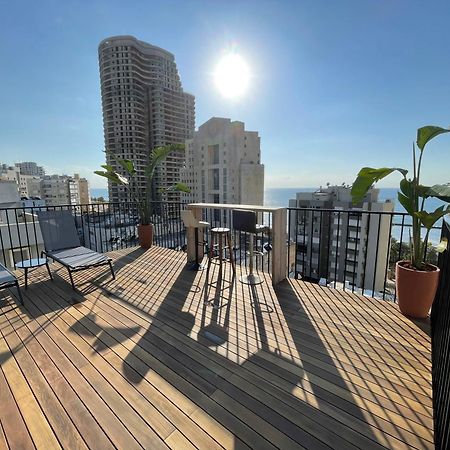 Roof Top 3 Floors Netanya Esterno foto