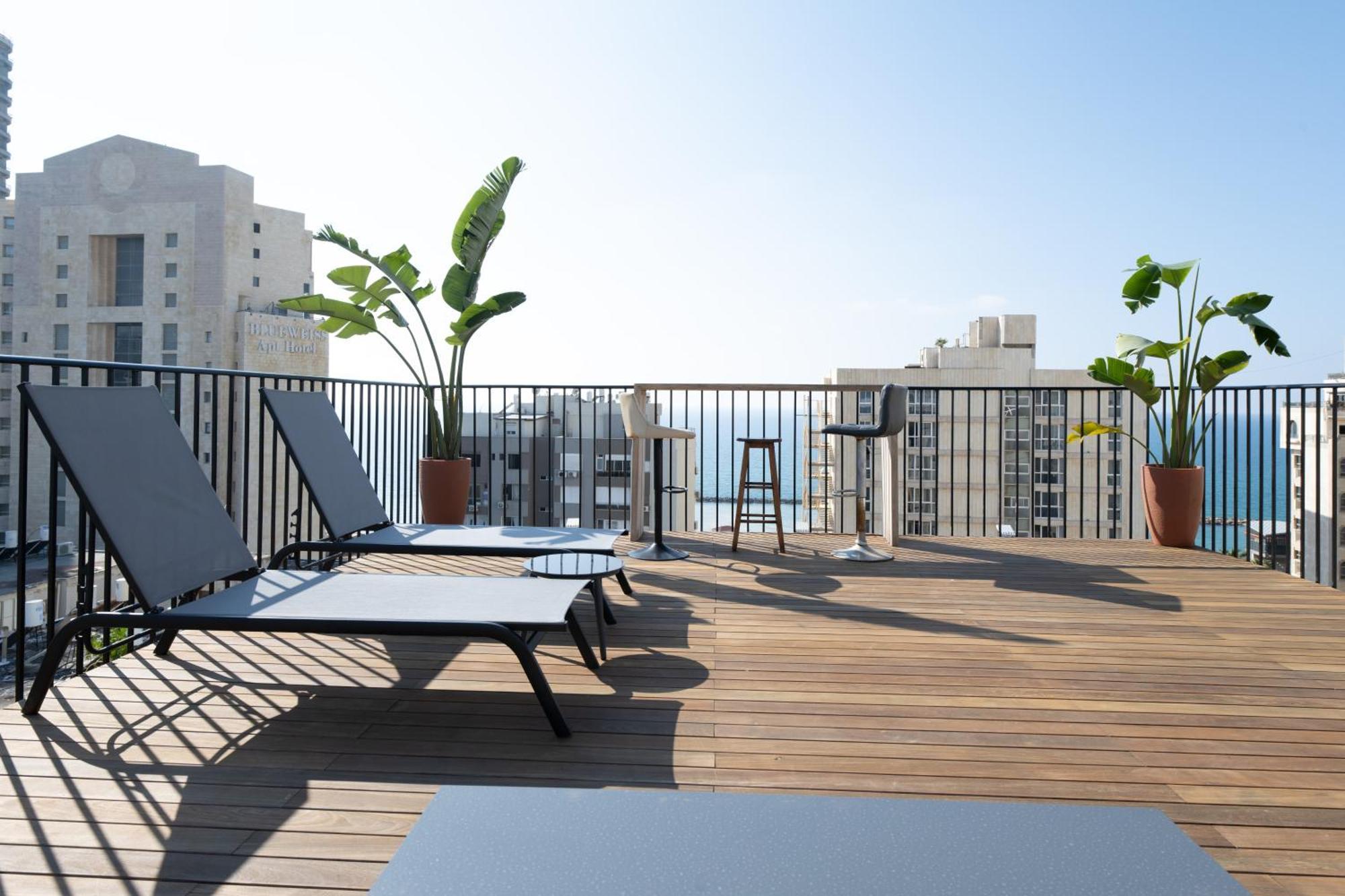 Roof Top 3 Floors Netanya Esterno foto