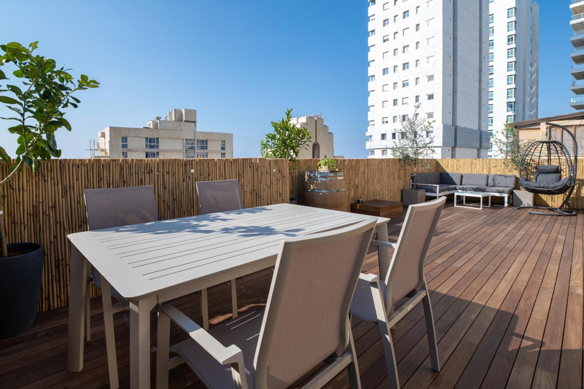 Roof Top 3 Floors Netanya Esterno foto